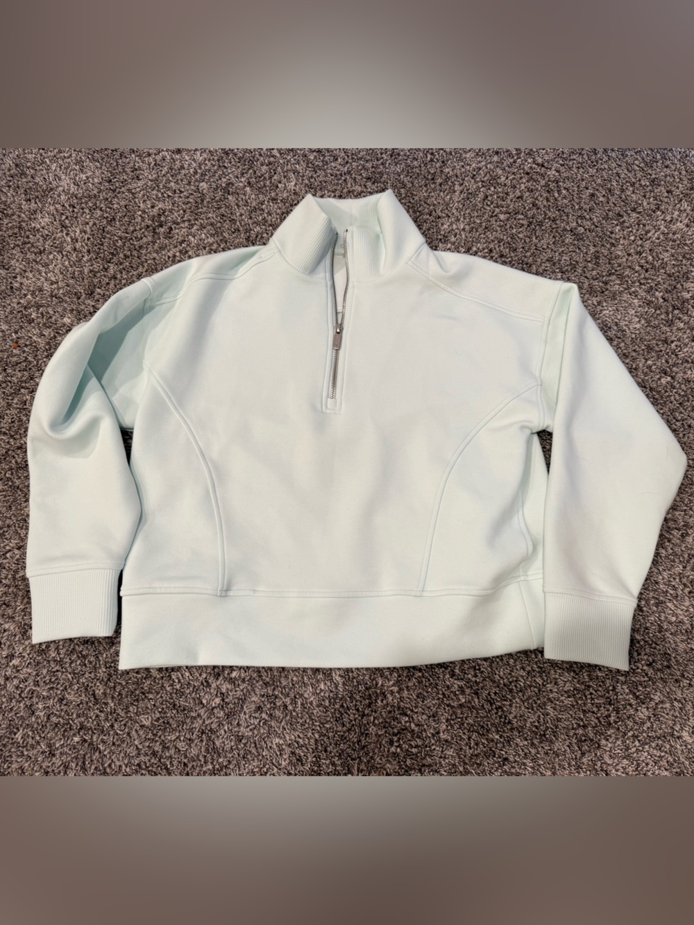 CALIA Carrie Underwood Mint Green Half Zip Pullover Small NWOT Sweatshirt